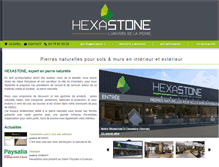 Tablet Screenshot of hexastone.fr